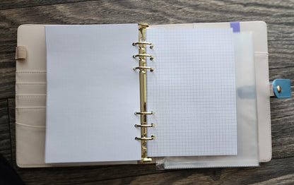 Twice Sheered Sheep Project Planner | Notebook Paper, Sheet Protectors and Grid Paper | Project Notes | Yarn Detail Keeper