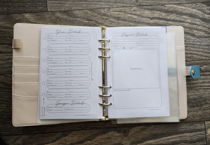 Twice Sheered Sheep Project Planner | Notebook Paper, Sheet Protectors and Grid Paper | Project Notes | Yarn Detail Keeper