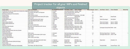 Uptimate yarn tracker to keep yarn stash organized and free of errors