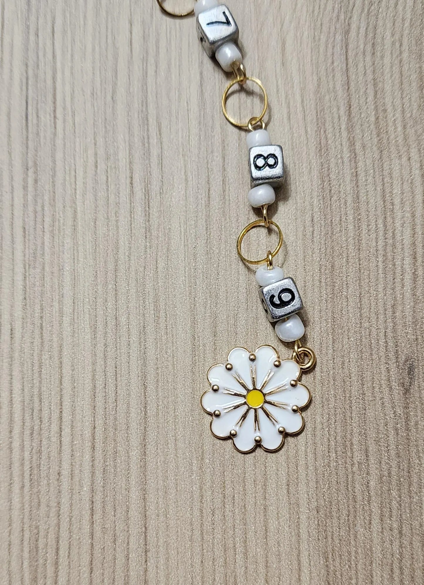 Sunflower and Bee Row Counter for Knitting and Crochet Projects