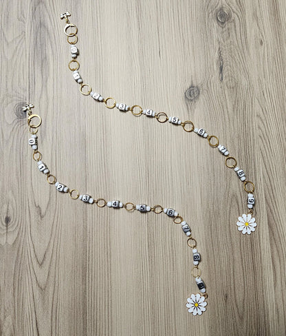 Sunflower and Bee Row Counter for Knitting and Crochet Projects