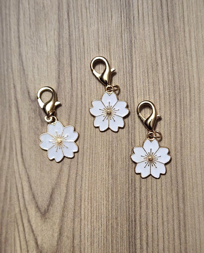5 Sunflower Stitch Markers for Knitting and Crochet Projects
