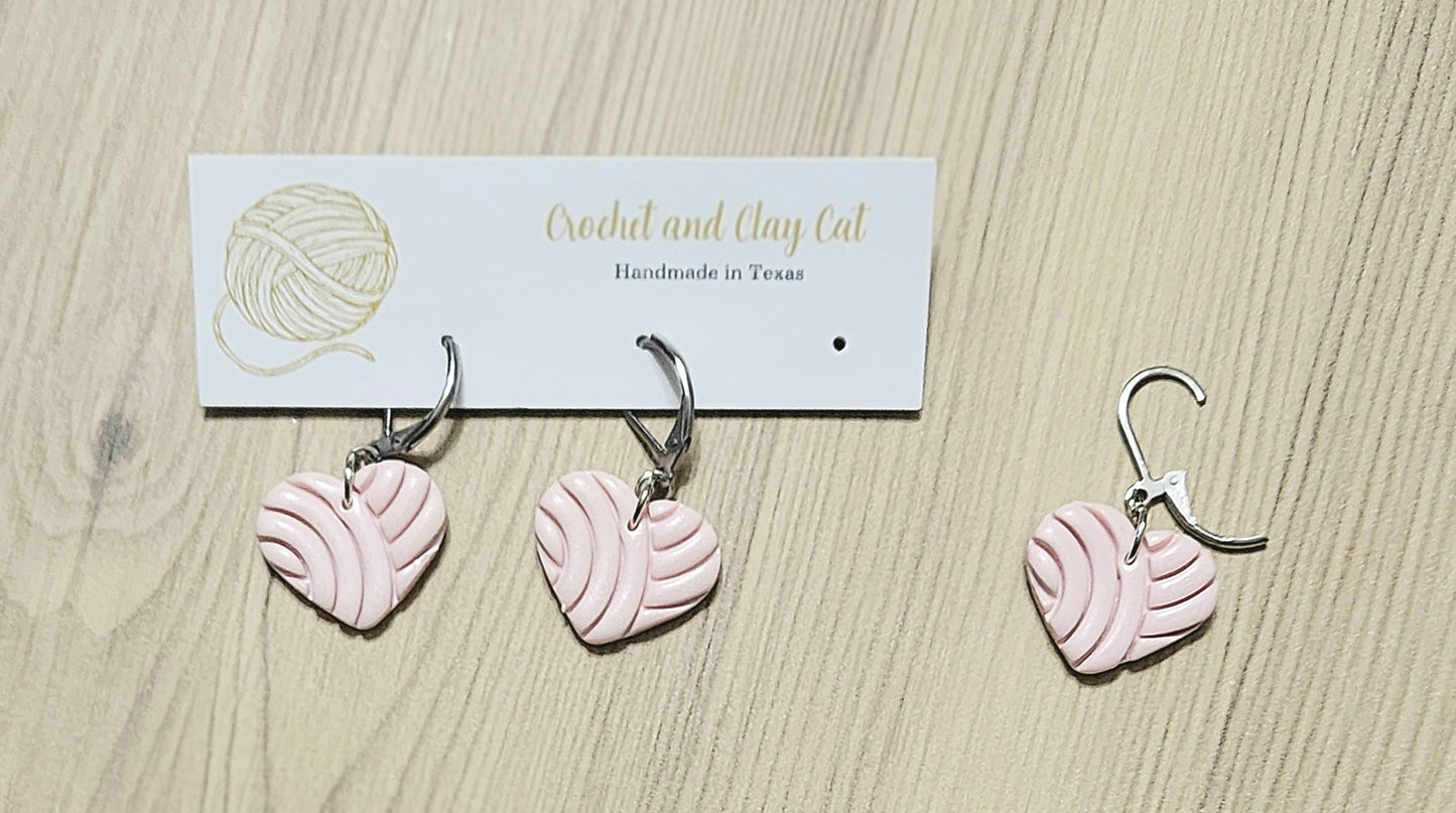 Crochet and Clay Cat Stitch Markers