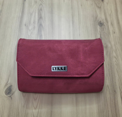Lykke Blush 3.5" Interchangeable Circular Needle Set, Crimson Denim Case