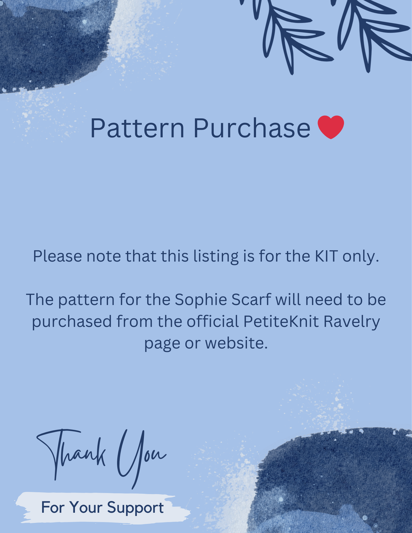 Hand-Dyed Yarn Kit for Cordelia Scarf Shawl