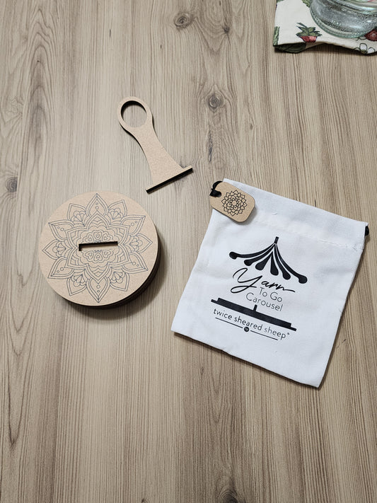 Twice Sheared Sheep Yarn to Go Carousel