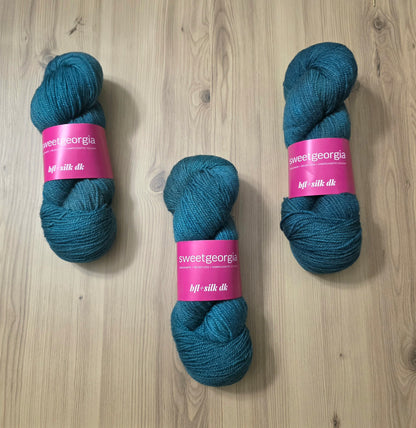Sweet Georgia BFL + Silk DK